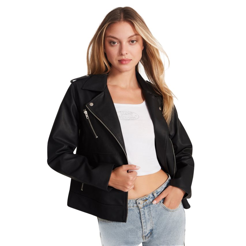 Chaquetas Steve Madden Julia Mujer Negras | ES GW3S89